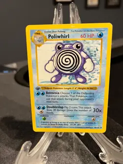 Poliwhirl Pokemon 1st Edition Shadowless 38/102 WOTC 1999 - Image 1
