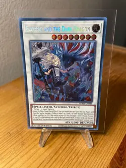 Ecclesia and the Dark Dragon - 1st Edition Secret Rare BPRO-EN041 Yugioh - Image 1