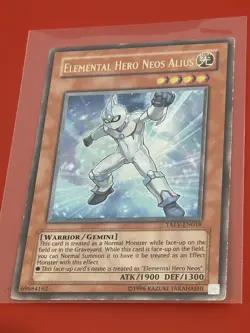 Yugioh TAEV-EN018 Elemental Hero Neos Alius Ultimate 1st ED Euro - Image 1