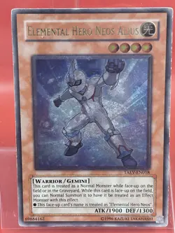 Yugioh TAEV-EN018 Elemental Hero Neos Alius Ultimate 1st ED Euro - Image 4
