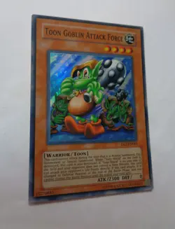 Toon Goblin Attack Force DL7-EN001 (Super Rare, Unlimited, Lightly Played / LP) - Image 1