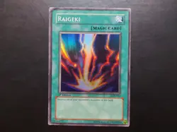 Yugioh - Raigeki LOB-053 Super Rare 1st Edition - Image 1
