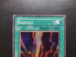 Yugioh - Raigeki LOB-053 Super Rare 1st Edition - Image 2