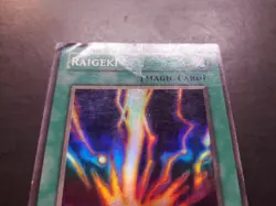 Yugioh - Raigeki LOB-053 Super Rare 1st Edition - Image 4