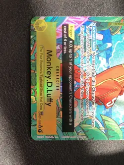 One Piece TCG - Monkey.D.Luffy (TR) OP07-109 Two Legends Foil NM - Image 3