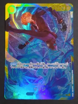 ONE PIECE Card Sanji OP06-119 SEC Foil 9000 Power Green Japanese - Image 1