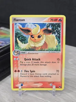 Pokemon Card TCG Flareon 2/17 Holo Ultra Rare 2006 Pop Series 3 Promo Vintage - Image 3