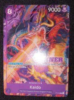Kaido - P-010 (Winner Pack Vol. 1) P-010 One Piece Promotion Cards NM - Image 1