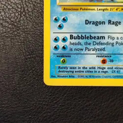 Pokemon Gyarados TCG Holographic Card Base Set 6/102 Unlimited Holo Rare - Image 5