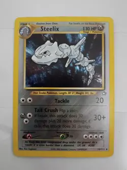 Steelix 15/111 1st Edition Neo Genesis Holo Rare Pokemon Card - Image 4