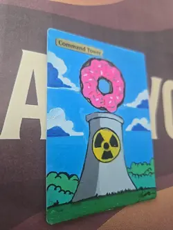 Custom Hand-Painted Altered Art Command Tower MTG EDH / Commander Unique Card - Image 3