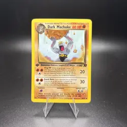 Pokemon Card - Dark Machoke Team Rocket 40/82 Uncommon 1st Edition - Image 1