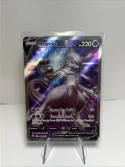Pokemon TCG: Mewtwo V SWSH229 Sword & Shield Black Star Promo Card NM - Image 1
