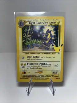 Pokemon TCG Light Toxtricity Holo SWSH137 Sword & Shield Black Star Promo Card - Image 1