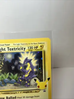 Pokemon TCG Light Toxtricity Holo SWSH137 Sword & Shield Black Star Promo Card - Image 4