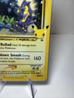 Pokemon TCG Light Toxtricity Holo SWSH137 Sword & Shield Black Star Promo Card - Image 5