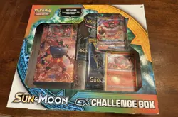 Pokemon TCG Sun & Moon GX Challenge Box Incineroar Card Holo (Factory Sealed) - Image 1