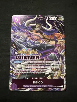 Kaido Treasure Cruise Winner ST04-003 One Piece Promo Prize Card English NM - Image 1