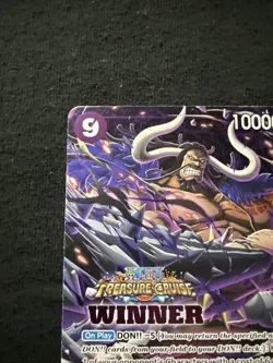 Kaido Treasure Cruise Winner ST04-003 One Piece Promo Prize Card English NM - Image 3