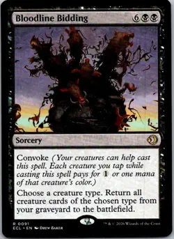 Bloodline Bidding R Lorwyn Eclipsed 91 NM Normal - Image 1