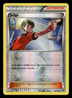 Judge 143/162 Reverse Holo XY Fates Collide Pokemon Card - Image 1