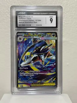 Mega Sharpedo EX 127/094 SIR CGC Mint 9 Pokemon TCG Graded Phantasmal Flames - Image 1