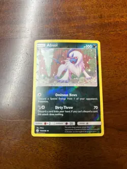 2019 Pokemon TCG Absol 133/236 Reverse Holo Uncommon SM Cosmic Eclipse NM - Image 1