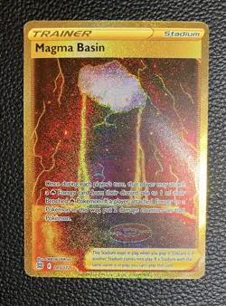 Pokemon TCG SWSH09: Brilliant Stars Magma Basin (Secret) #185/172 Secret Rare - Image 1