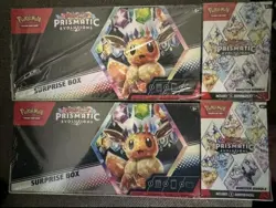 Pokemon Prismatic Evolutions Surprise Box/Booster Sam's Club Bundle (Lot Of 2) - Image 1