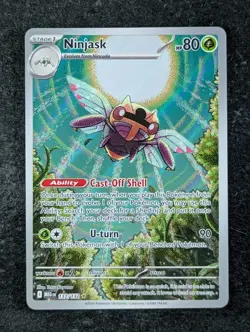 2025 Pokemon NINJASK #137/132 Mega Evolution Illustration Rare Holo English - Image 1
