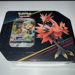 Pokemon Crown Zenith Tins set of 3 Galarian Moltres, Articuno, Zapdos - Sealed - Image 4