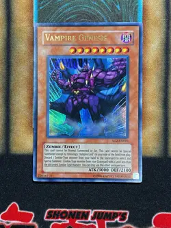 Yugioh Vampire Genesis SD2-EN001 Ultra Rare MP - Image 1