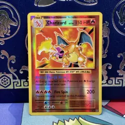 Charizard - 11/108 - Pokemon Evolutions XY Reverse Holo Rare Card LP - Image 1