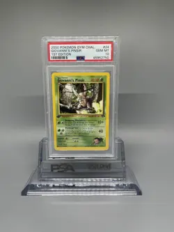 PSA 10 GEM MINT Giovanni's Pinsir 1ST EDITION Gym Challenge LOW POP Pokemon Card - Image 1
