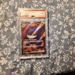 Pokemon TCG Gengar EX Temporal Forces Ultra Rare Card 104/162 PSA 9 - Image 1