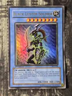 BLACK LUSTER SOLDIER - Ultra Rare 1st Edition Clean Card Foil Error SYE-024 - Image 1