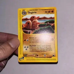 Dugtrio Skyridge Non-holo Pokemon Card E-reader 52/154 LP/NM - Image 4