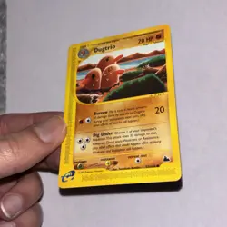Dugtrio Skyridge Non-holo Pokemon Card E-reader 52/154 LP/NM - Image 5