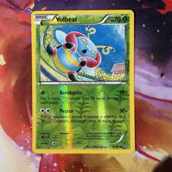 Pokemon TCG Card Volbeat 17/160 Primal Clash Reverse Holo LP - Image 1
