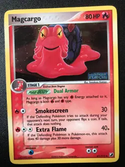 Magcargo 41/115 EX Unseen Forces set Pokemon holo card MP - Image 1