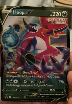 Hoopa V SWSH176 SWSH: Sword & Shield Promo Cards Holo - Image 1