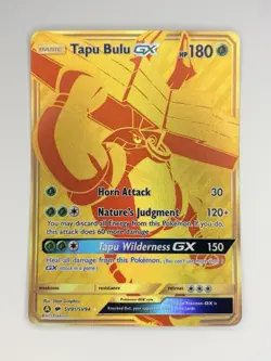 Pokemon TCG Tapu Bulu GX SV91/SV94 Hidden Fates: Shiny Vault Holo - Image 1