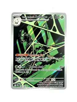 Team Rocket's Spidops 187/182 Destined Rivals Illustration Rare Pokemon TCG NM - Image 1