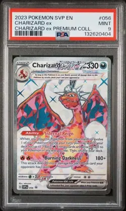 2024 Pokemon Scarlet & Violet Charizard ex #56 Black Star Promo PSA 9 - Image 1