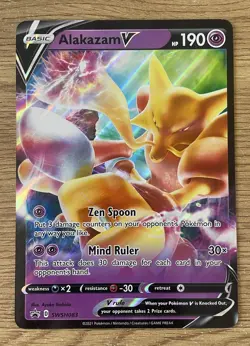 Alakazam V SWSH083 Black Star Promo Jumbo | Near Mint | Pokemon TCG - Image 1