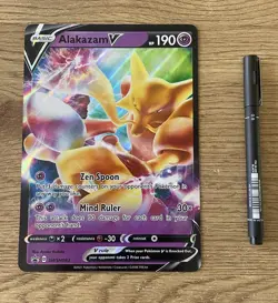 Alakazam V SWSH083 Black Star Promo Jumbo | Near Mint | Pokemon TCG - Image 3