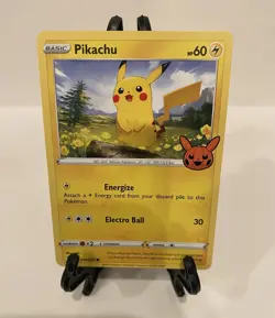 Pikachu Pokemon Trick or Trade 049/203 Card TCG Non Holo - Image 1