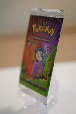 Pokemon TCG Gym Challenge Unlimited Booster Pack Sabrina Artwork WOTC 742818062244 - Image 3