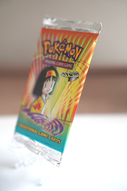 Pokemon TCG Gym Heroes Unlimited Booster Pack Erika WOTC 1999 SEALED - Image 3