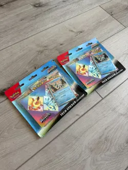 2 Pack Pokemon TCG Prismatic Evolutions Tech Sticker Collection Sealed Glaceon - Image 1